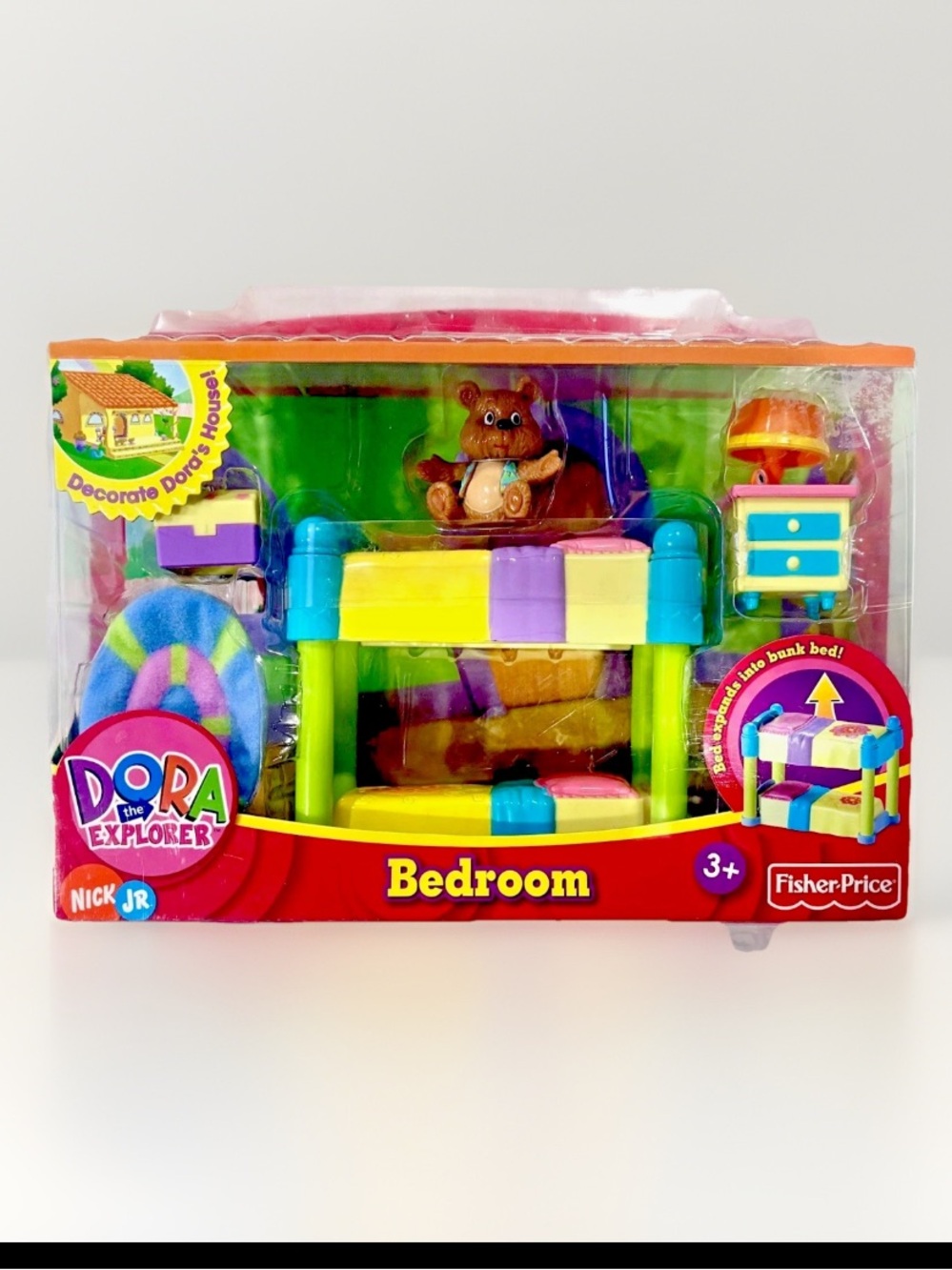 NEW 2003 Dora the Explorer Talking House Bedroom Playset Fisher Price Nick Jr